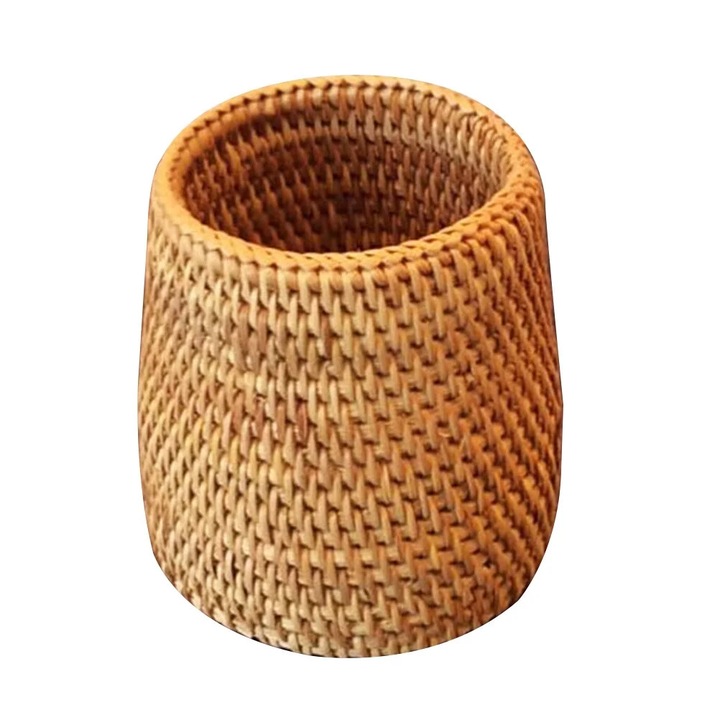 YANYXR rattan teáscsésze és tolltartó 9x7.5x10cm többszínű