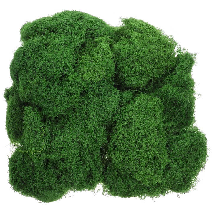 Muschi artificial YANYXR verde 27.5x27.5x8 cm decor set