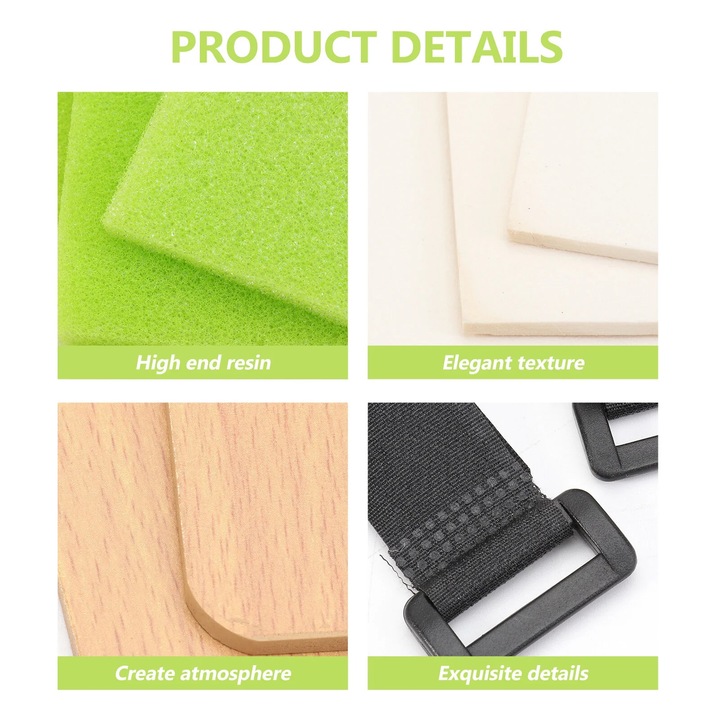 Set presa plante YANYXR lemn 21x16x0.4cm pentru flori uscate