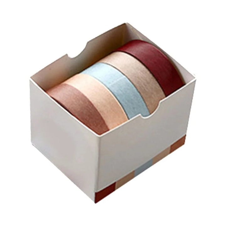 YANYXR 5 db washi szalag készlet, színes, 500x1x0.1cm, papír