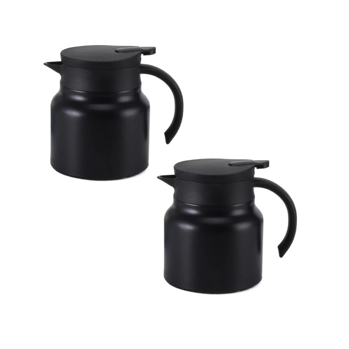 Fierbator portabil inox termic capacitate mare negru