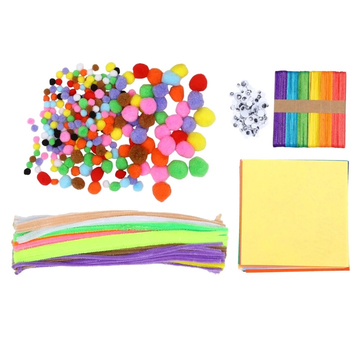 Set artizanat YANYXR materiale DIY colorate 32x18x4cm