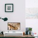 YANYXR monitortartó fehér rendszerező fiókkal 49.5x16x11.5cm