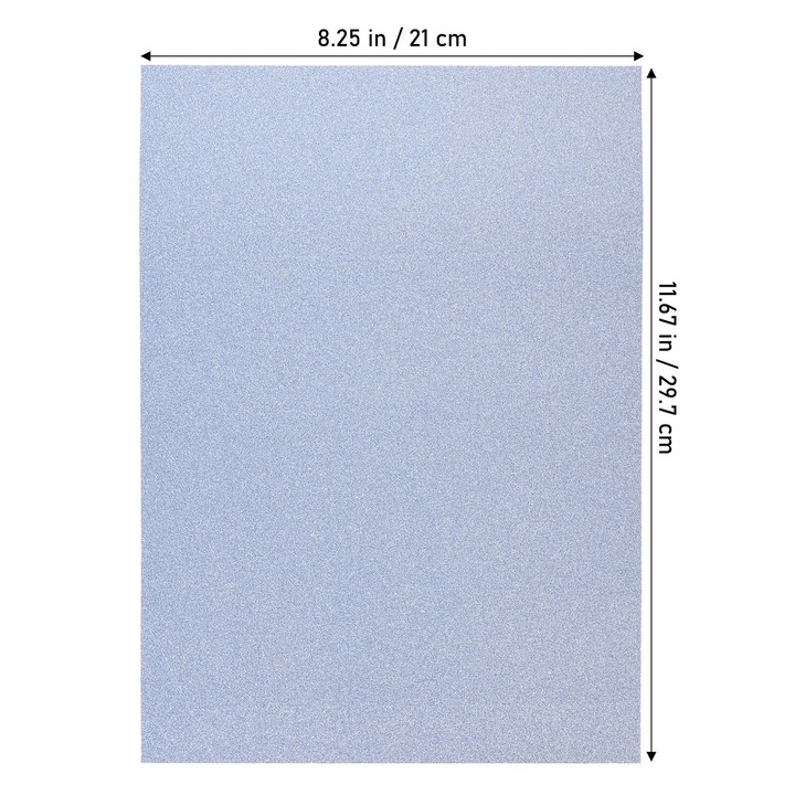YANYXR A4 csillámos papír 29.7x21cm égszínkék 10 lapos szett