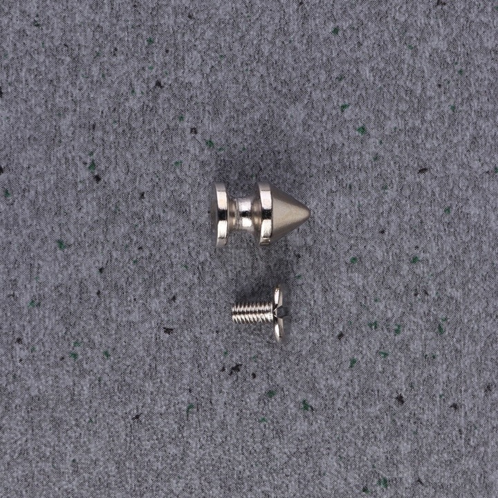 YANYXR fém szegecsek, 50 darabos készlet, ezüst, 0.8x0.8x1.2cm