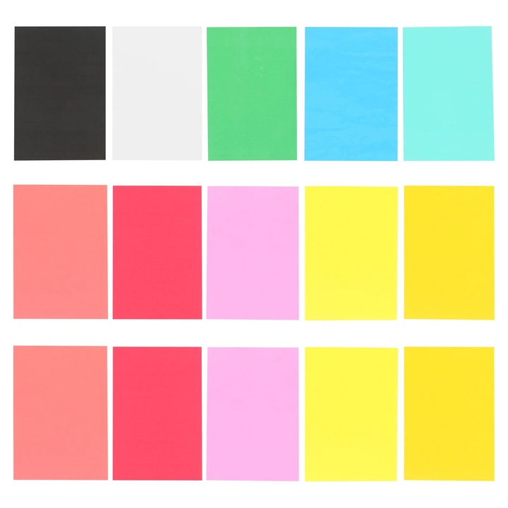 Foi burete colorate YANYXR set 30 foi multicolor 20x30cm
