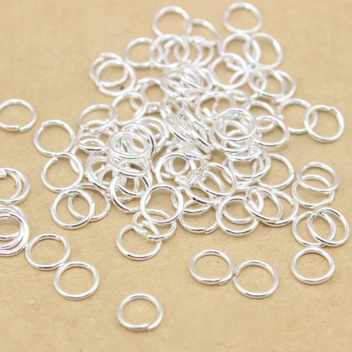 YANYXR 180 darabos kerek fémgyűrű készlet, többszínű, 14mm