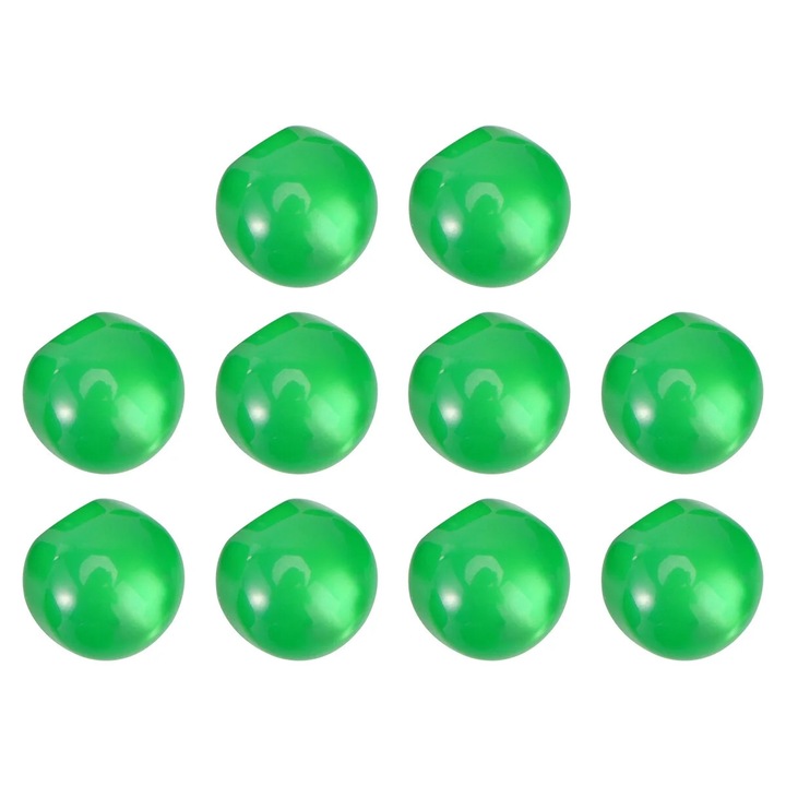 YANYXR 10 darab kerek gomb készlet, fehér gyöngyök, 1x1x1cm, többszínű