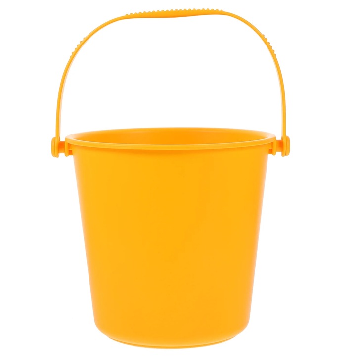 Galeata pentru apa YANYXR, plastic, galben, 17.3x15.5x14.5cm