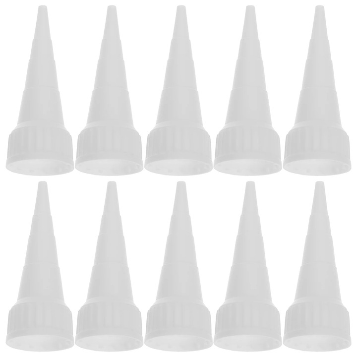 Duza extensie etansare plastic alb 4.8x1.9x1.9cm set 20 buc