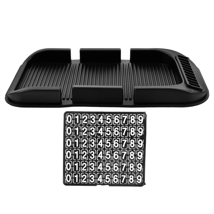 Suport telefon auto YANYXR PVC negru 20x10x1.5cm