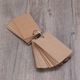YANYXR Tanulókártyák, 50 oldal, fémgyűrű, kraft, 9x5.5cm