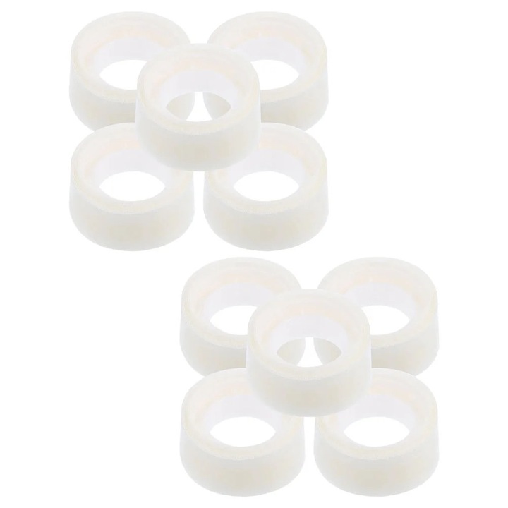 YANYXR átlátszó öntapadós párnák 2x2x0.1cm, 100 darabos szett x 10 tekercs