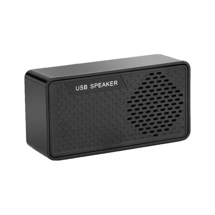 YANYXR Soundbar USB PC hangszóró, fekete, 9x3.06x5cm, 3W