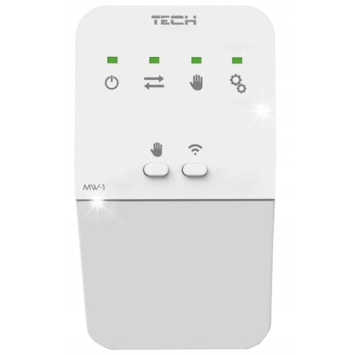 Tech MW-1 vezeték nélküli modul, fehér, 230V, 1A, 868MHz