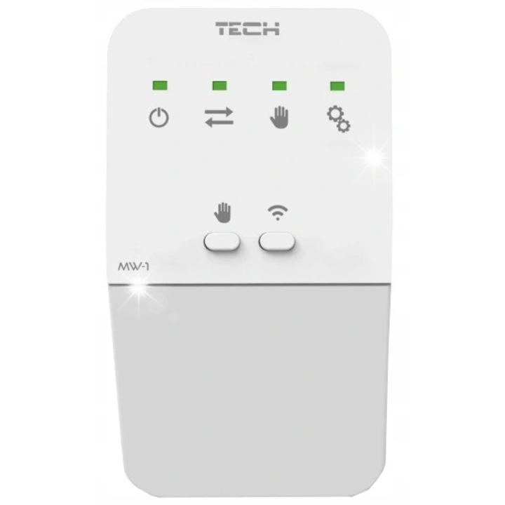 Tech MW-1 vezeték nélküli modul, fehér, 230V, 1A, 868MHz