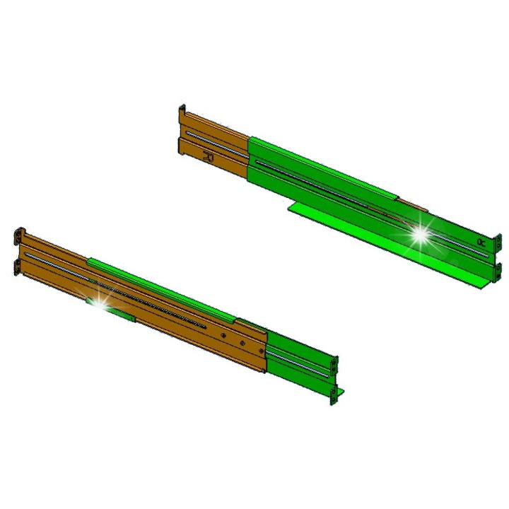 Set sine montaj rack 19 inch pentru UPS 915x520-915mm