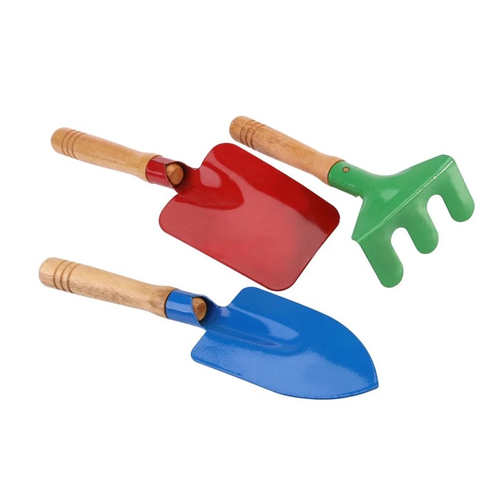 Set 6 piese unelte gradinarit copii YANYXR multicolor 21x7x2cm