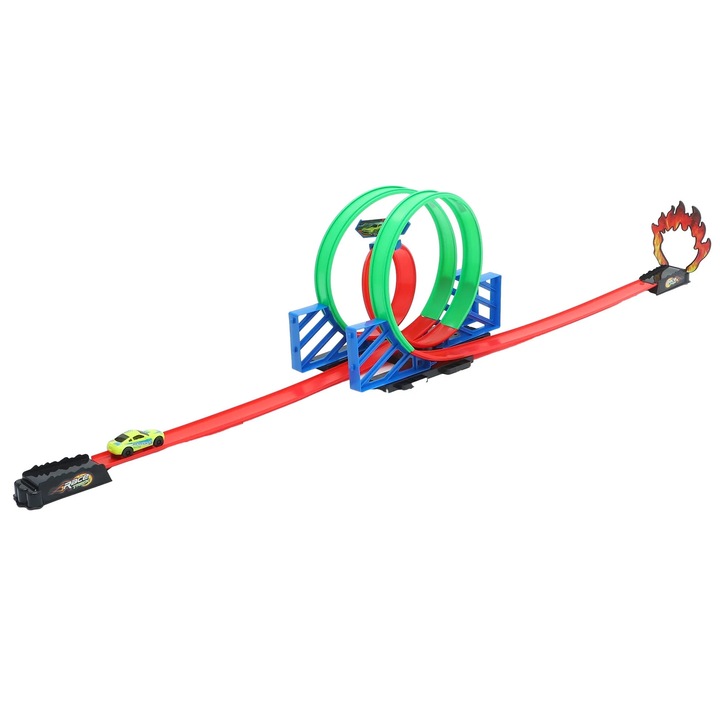 Set jucarii educative masinuta sport YANYXR, plastic, multicolor, 45.5x26.5x5cm