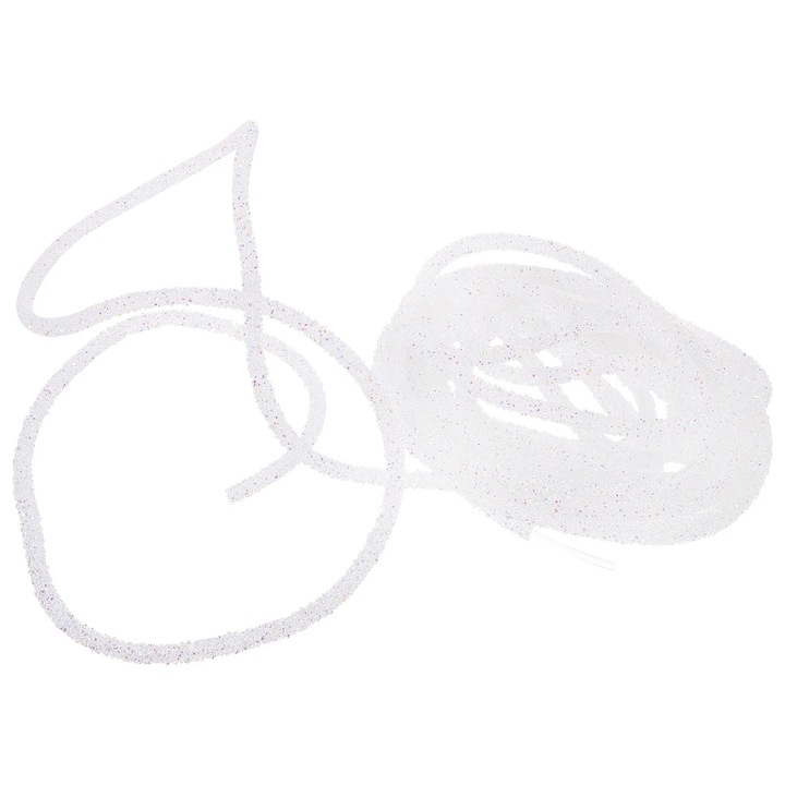 YANYXR cső alakú zsinór csillogó flitterekkel, 500x0.8cm, többszínű