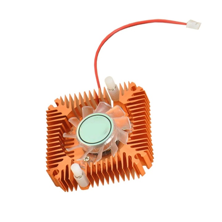 Ventilator racire placa grafica YANYXR 5.5x5.5x1.2cm aluminiu 12V silentios