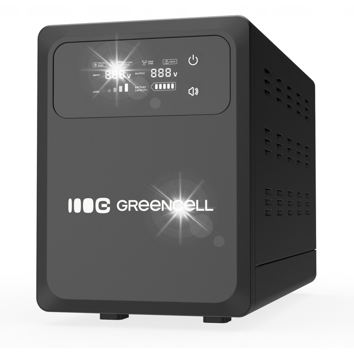 UPS Green Cell PowerCore 1200VA 800W Line-Interactive LCD 160x240x390mm