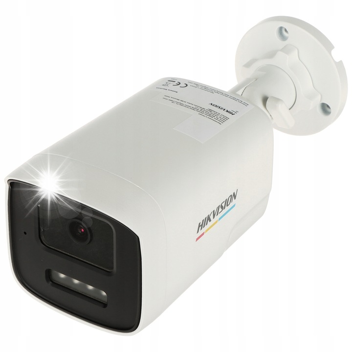 Камера IP Hikvision DS-2CD1T67G2H-LIUF/SL, 6MP, ColorVu, бяла, 211x84x81mm
