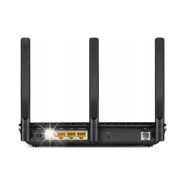 TP-LINK Archer VR2100 kétsávos vezeték nélküli router, fekete, 216x164x36.8mm
