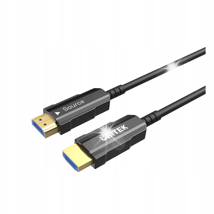 HDMI кабел Unitek 2.0 AOC 4K 60Hz черен 40м