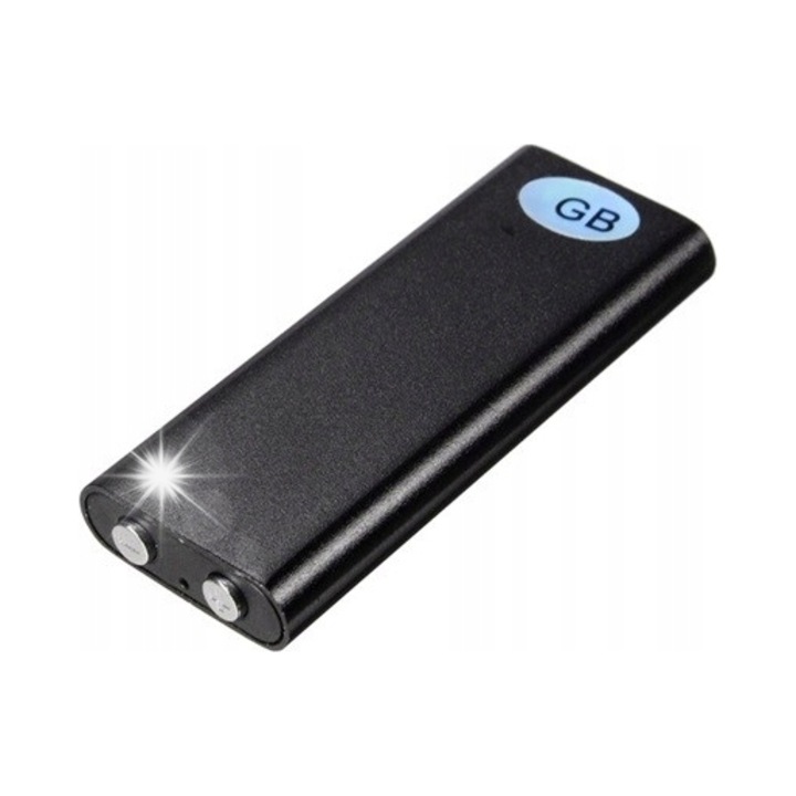 Reportofon Luxury-Goods 8GB, diszkrét, fekete, 45x17x5mm