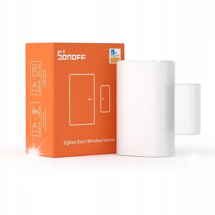 Sonoff SNZB-04P ZigBee ajtó/ablak nyitásérzékelő, fehér, 50.5x32x21.9mm