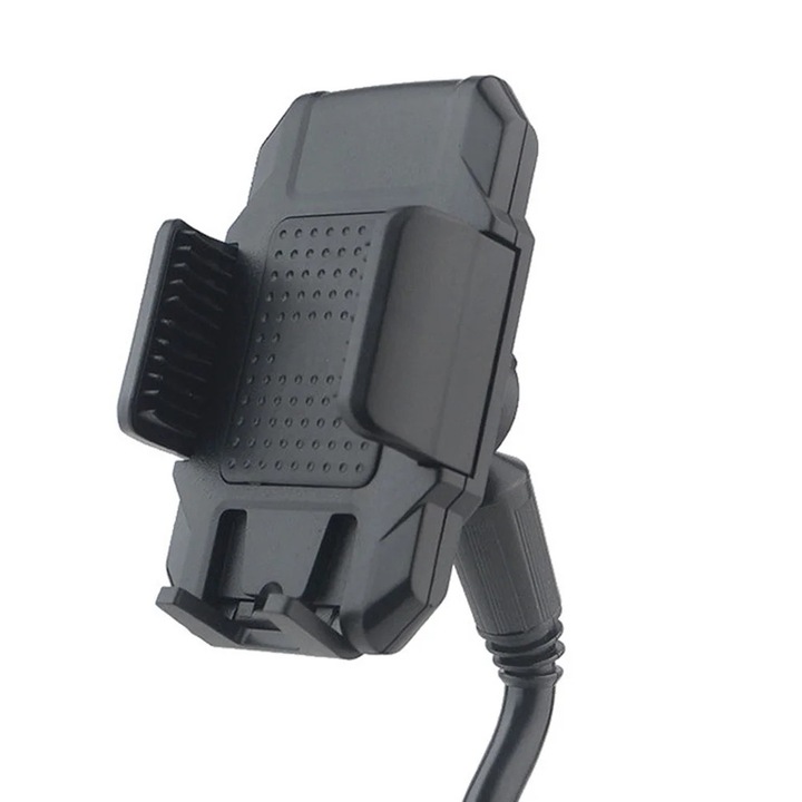 Suport telefon auto YANYXR negru 19x6.5x3.5cm rotativ 360°