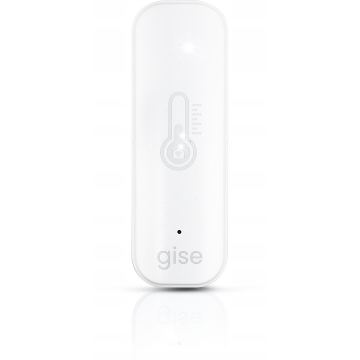 Wi-Fi сензор за температура и влажност GISE бял GTHS-WF-01-W