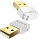 Orico BTA-508 Bluetooth adapter, fehér, 20m, USB-A