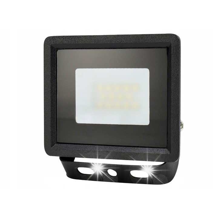 Bemko LFK2 LED halogén lámpa 10W 4000K 90x90mm fekete IP65