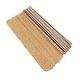 YANYXR körömreszelő készlet 20 db, fa és csiszolópapír, 17.8x1.9x0.1cm, többszínű