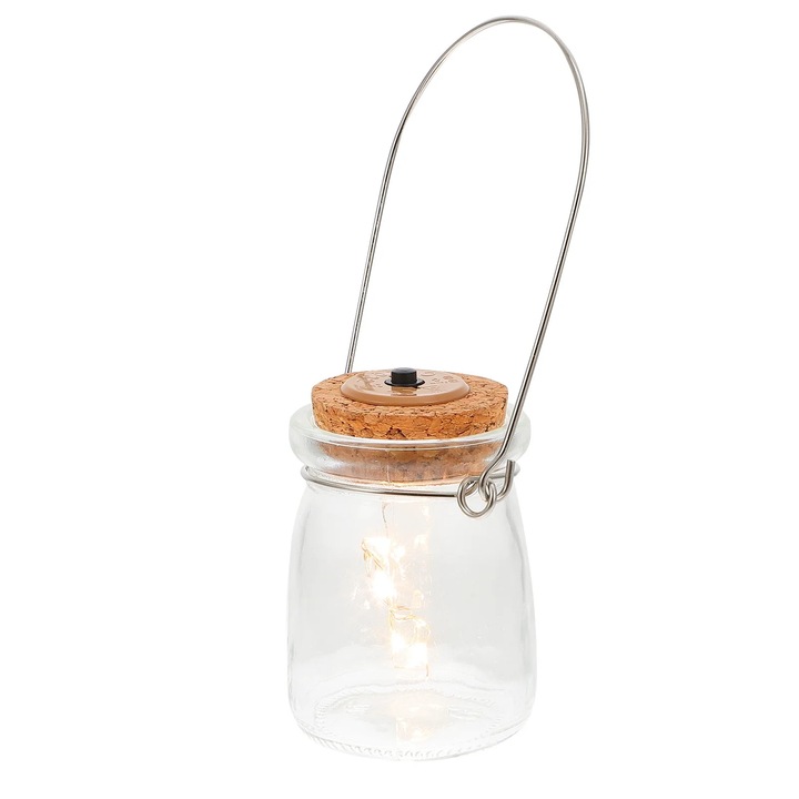 YANYXR üveg lámpa 7.5x5x5cm meleg fehér 100ml függő dekoratív