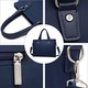YANYXR Oxford vízálló laptop táska 38x28x6cm fekete