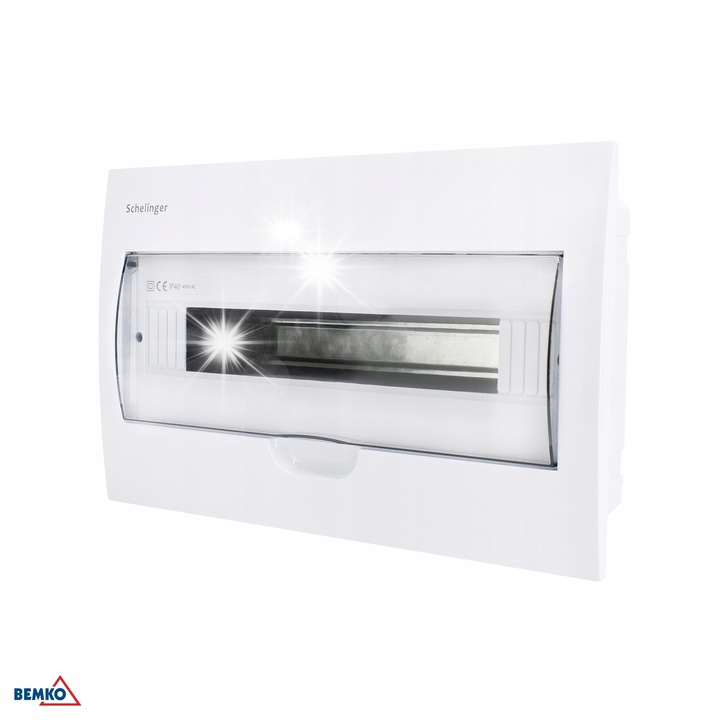 Tablou electric incastrat Bemko 1x18 poli IP40 399x252x86mm