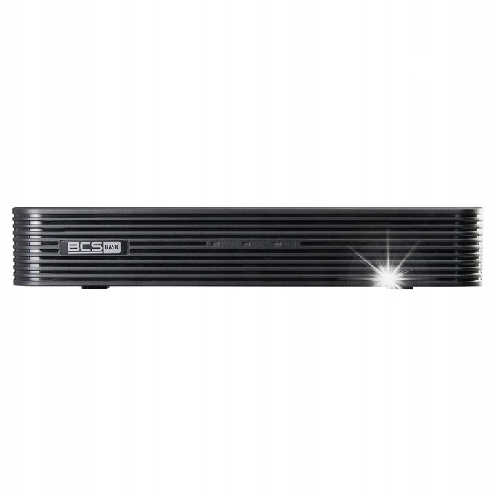 BCS B-NVR1001 IP rögzítő, 10 csatornás, 8Mpx, fekete, 260x243x46mm