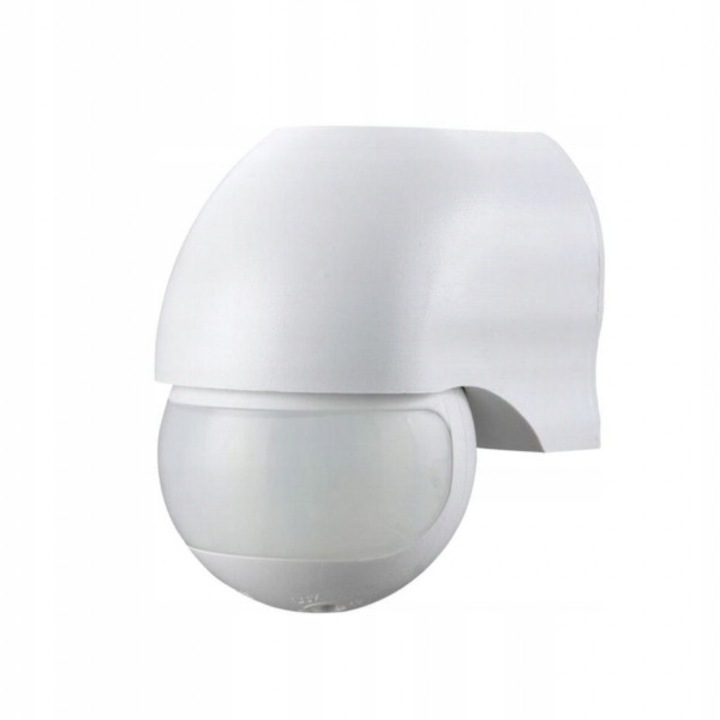 Senzor miscare Orno 180°, alb, 85x92x64mm, 1200W, IP44