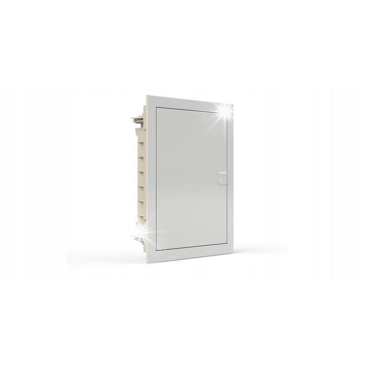 Tablou electric ingropat Noark PMF 24, 24 module, alb, 442x346x88mm