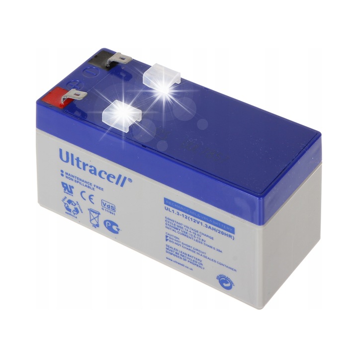 Acumulator gel ULTRACELL 12V 1.3Ah 97x43x52mm