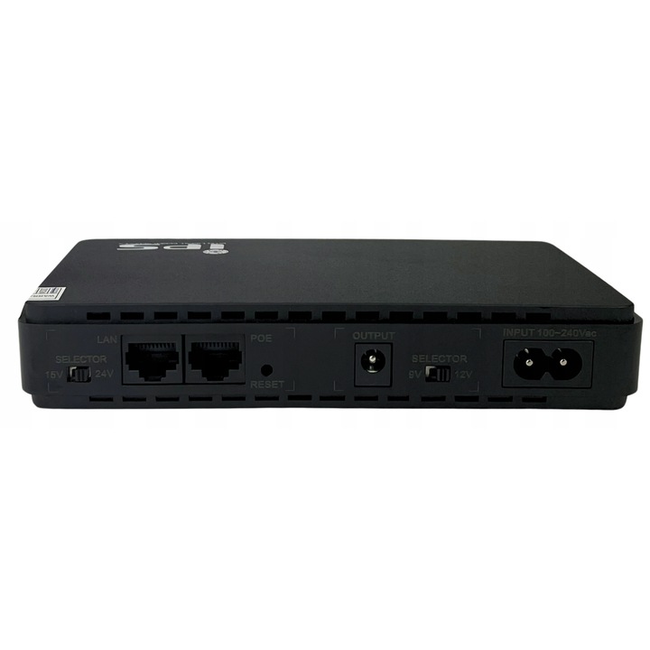 UPS IPS RouterUPS-15-POE 15W 8800mAh multivolt USB PoE 159x104x28mm