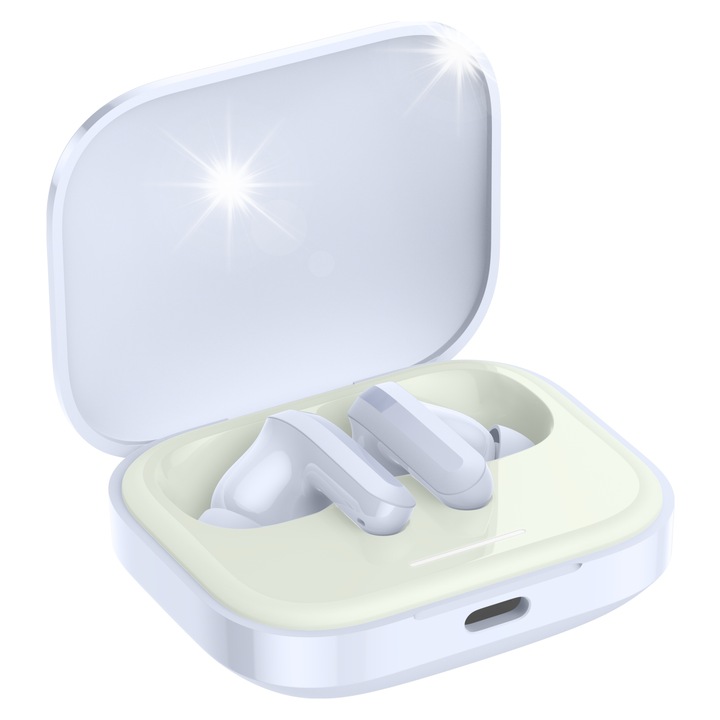 Xiaomi Redmi Buds 5 vezeték nélküli fülhallgató, aktív zajszűrés, kék, 12,4mm, IP54, 10h