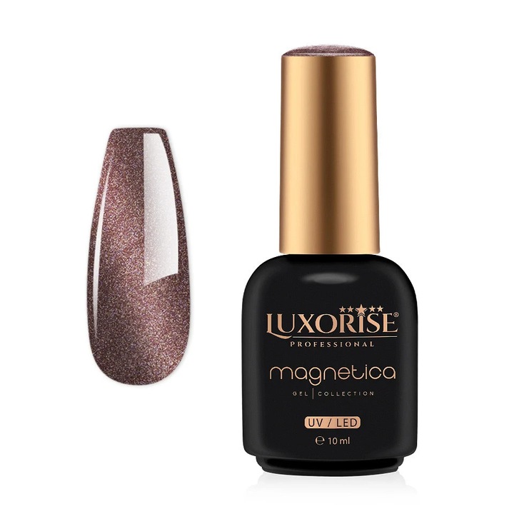 LUXORISE MAGNETICA Féltartós Körömlakk - Silk, Biscotti Bézs 10ml