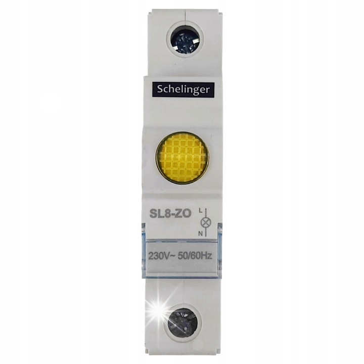 Lampa semnalizare LED Schelinger SL8 galben 81x17x69mm