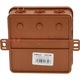 ViPlast szerelődoboz 12 bemenet IP54 barna 100x100x41mm