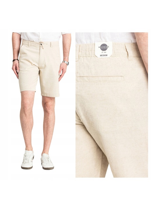 Ferfi Rovidnadrag, Marcus, Wilson Shorts, Szurke, Szabas: Regular Fit, Szurke, Szürke