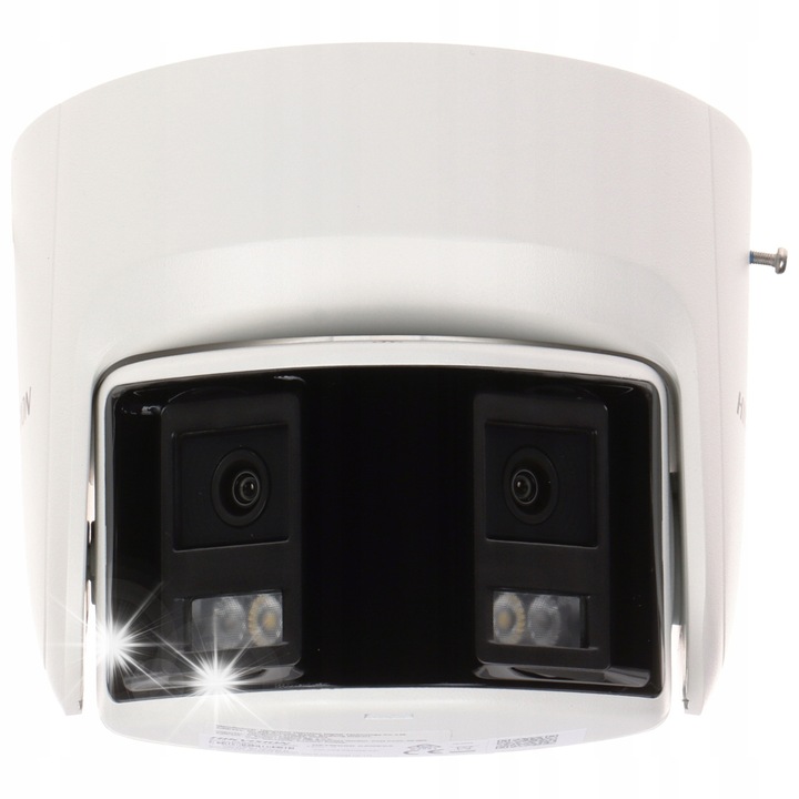 Камера IP Hikvision AcuSense панорамна 4MP бяла 140x146mm
